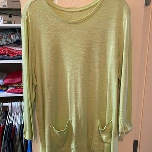 Women’s Green L Tunic J Jill Great Condition